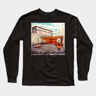 Backyard deco lounge Long Sleeve T-Shirt